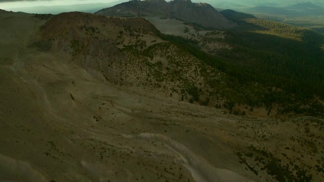 拉森国家公园火山景观视频素材