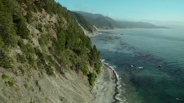 加州失落海岸的国王山荒野视频素材