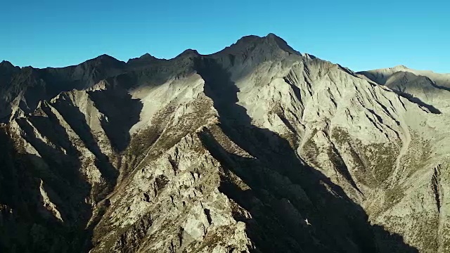 加州威廉森山鸟瞰图视频素材