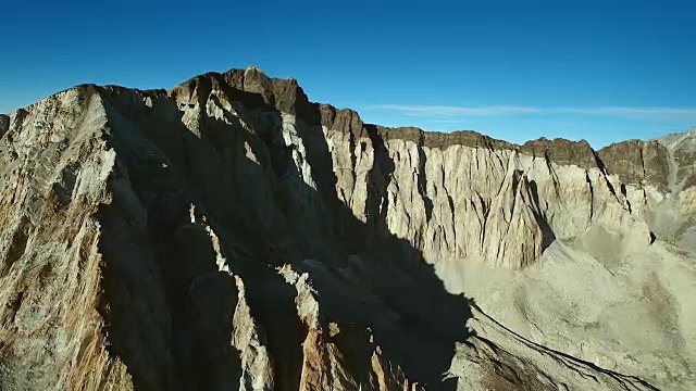 枢机山的锯齿悬崖视频素材