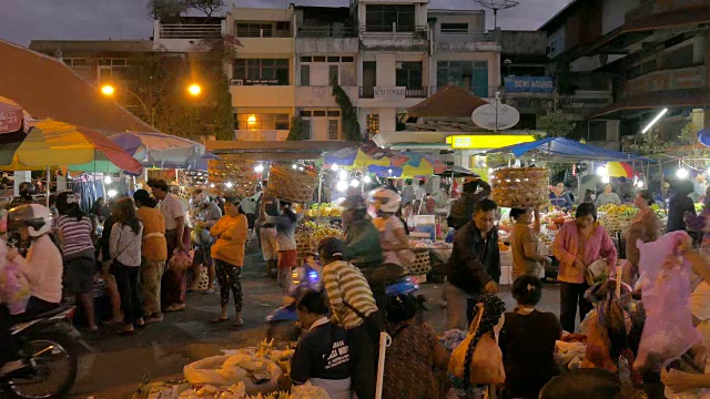 登巴萨传统市场,印尼巴厘岛视频素材