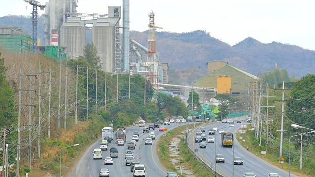 公路交通堵塞视频素材