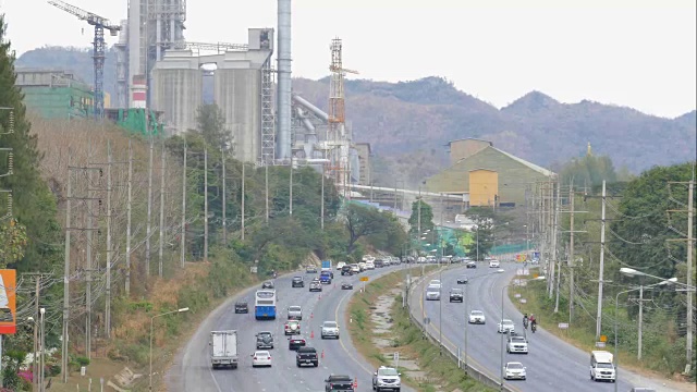 公路交通堵塞视频素材