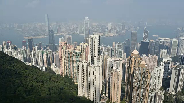 鸟瞰图香港视频素材