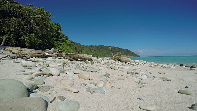 白沙哥斯达黎加海滩视频素材