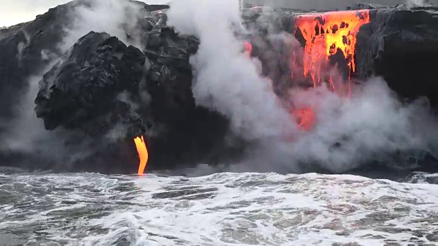 夏威夷的基拉韦厄火山视频素材