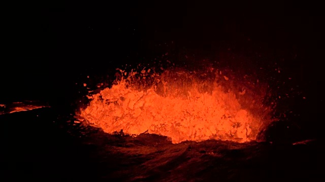 夏威夷的基拉韦厄火山视频素材