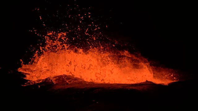 夏威夷的基拉韦厄火山视频素材