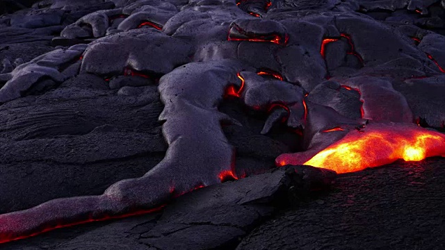 夏威夷的基拉韦厄火山视频素材