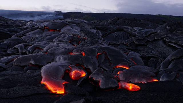 夏威夷的基拉韦厄火山视频素材