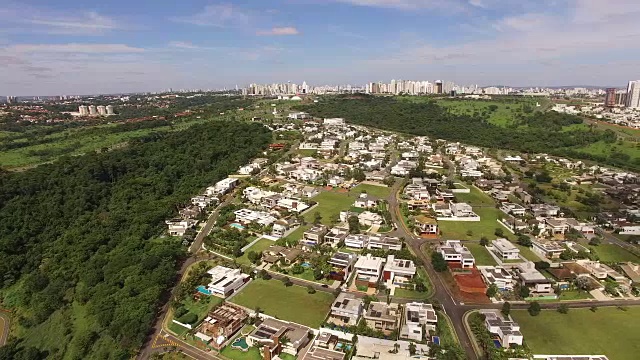 Goiania, Goias，巴西鸟瞰图视频素材