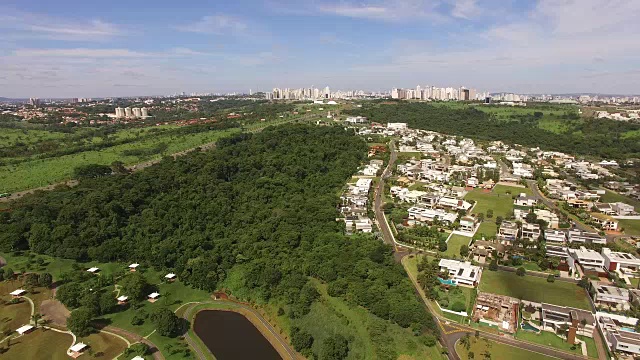 Goiania, Goias，巴西鸟瞰图视频素材