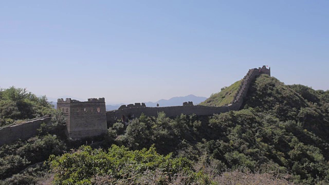 长城，中国河北视频素材