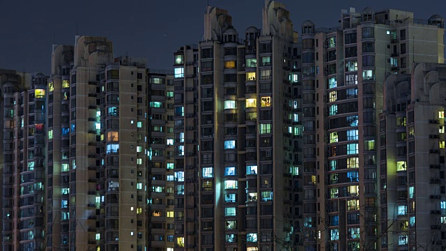 T/L Urban Residential Area /北京，中国视频素材