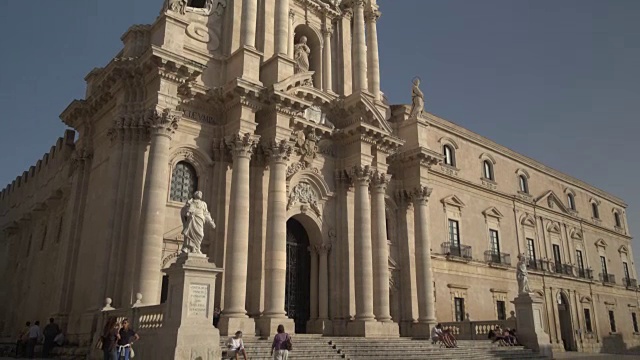 Ortigia Dome(锡拉丘兹老城)，西西里岛视频素材