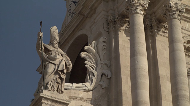 Ortigia Dome(锡拉丘兹老城)，西西里岛视频素材