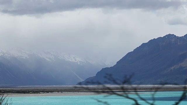 时间流逝-风景如画的特卡波湖，新西兰视频素材