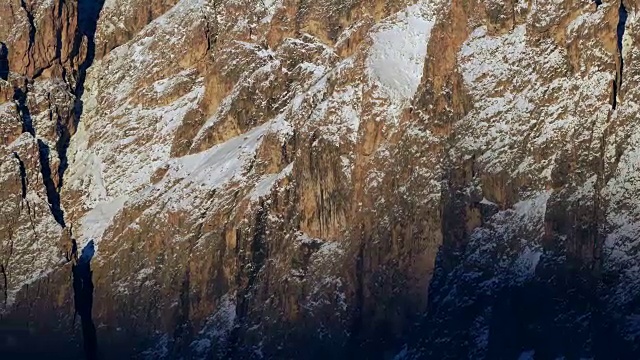 欧洲，意大利，白云石山脉，塞拉山口视频素材