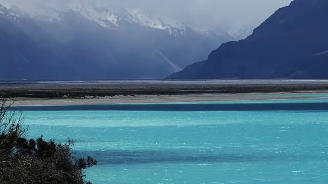 时间流逝-风景如画的特卡波湖，新西兰视频素材