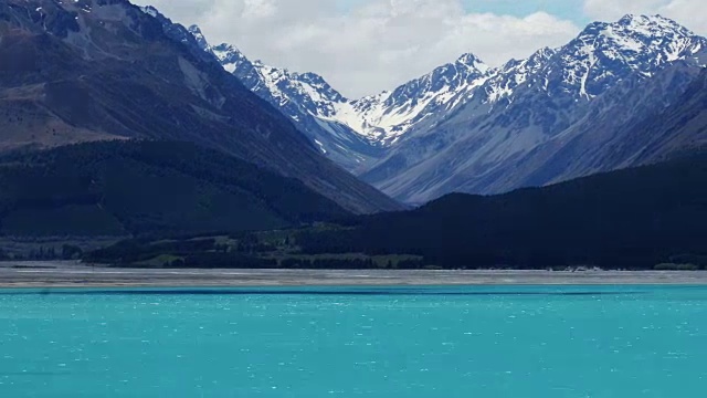 时间流逝-风景如画的特卡波湖，新西兰视频素材