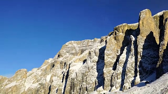 欧洲，意大利，白云石山脉，塞拉山口视频素材