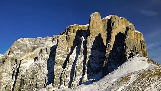 欧洲，意大利，白云石山脉，塞拉山口视频素材