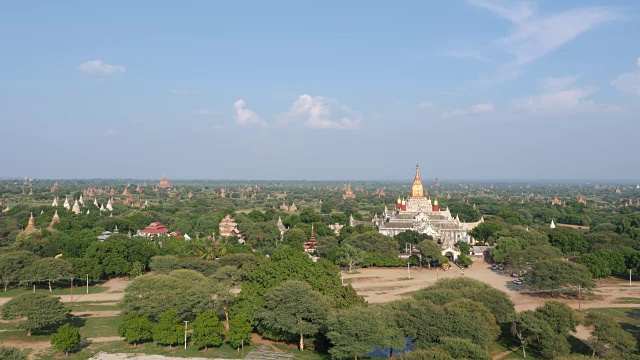 阿难寺鸟瞰图视频素材