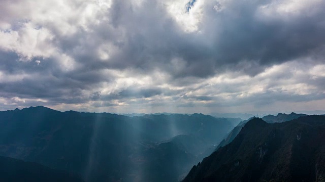 延时山云视频素材