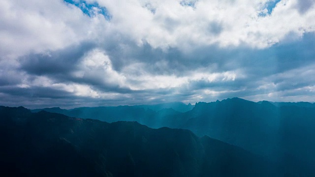 延时山云视频素材