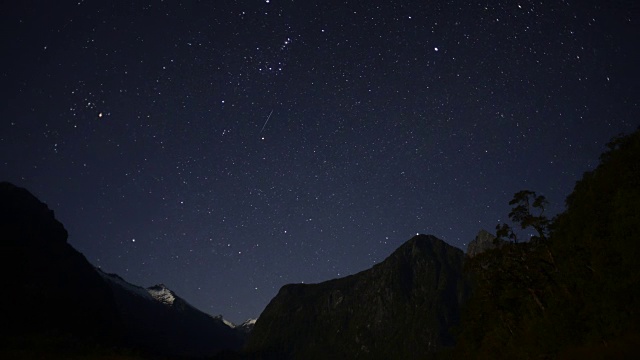 荒野旅行者可以获得壮观的观星机会视频素材