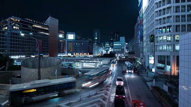 新宿车站视频素材