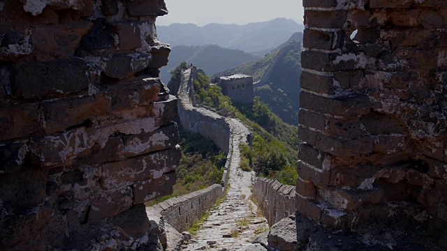 长城，中国河北视频素材