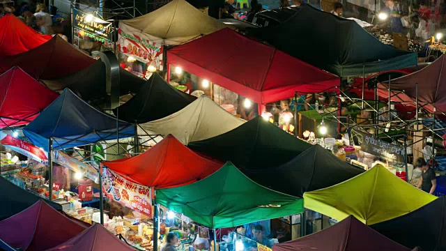 夜市训练二手市场视频素材