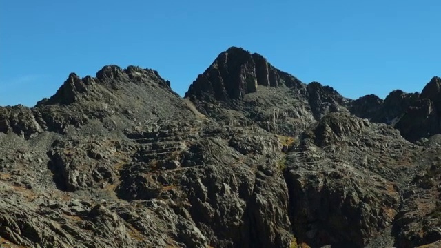 铁山，里特山脉的山峰之一，位于加州内华达山脉。视频素材