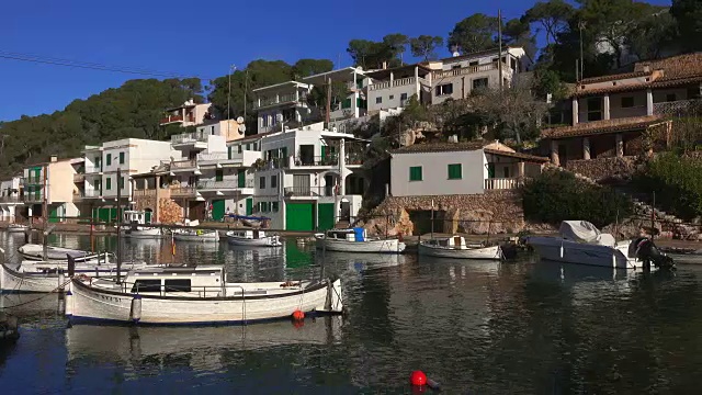 西班牙巴利阿里群岛马略卡岛卡拉菲格拉港视频素材