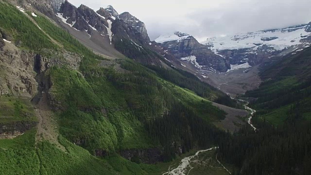 4K空中加拿大:加拿大落基山视频素材