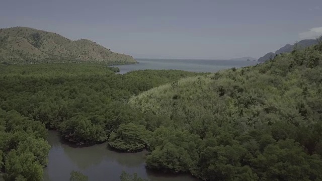 菲律宾科伦的航拍场景视频素材