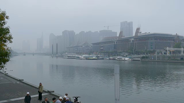 中国天津的城市景观视频素材