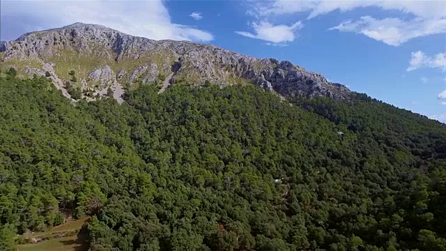 西班牙马略卡岛附近的Tramuntana山脉视频素材