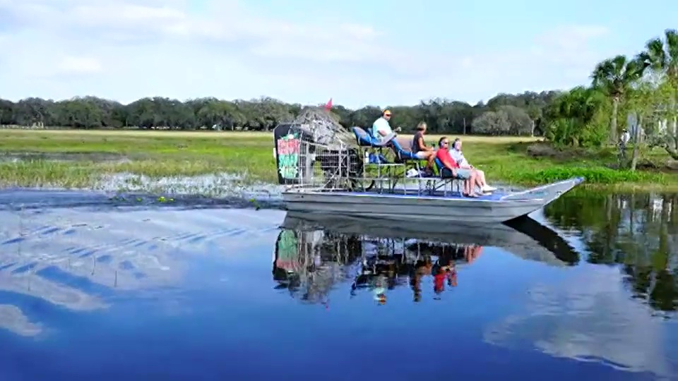 生态旅游，三湖，佛罗里达，美国，美国视频素材