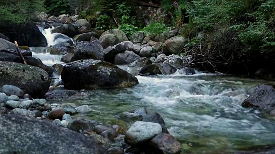 流在山视频素材