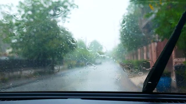 雨天视频素材