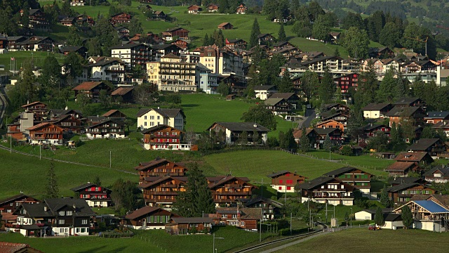 Grindelwald, Bernese Oberland，伯尔尼州，瑞士视频素材