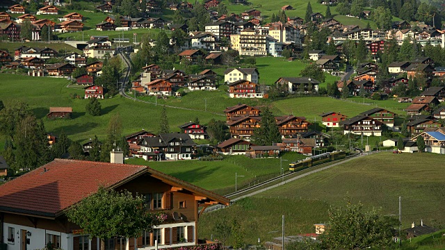 Grindelwald, Bernese Oberland，伯尔尼州，瑞士视频素材