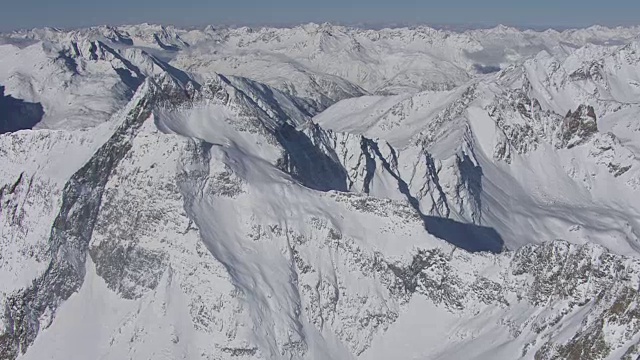 Arlberg - Lech 02的山顶景色视频素材