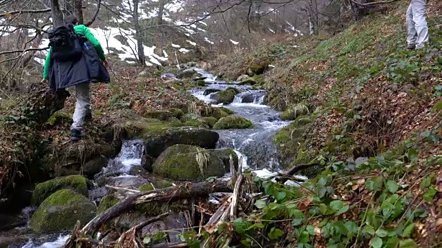 在徒步旅行视频素材