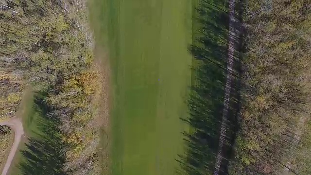 高尔夫球场的片段视频素材