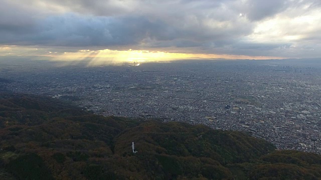 日本鸟瞰图视频素材