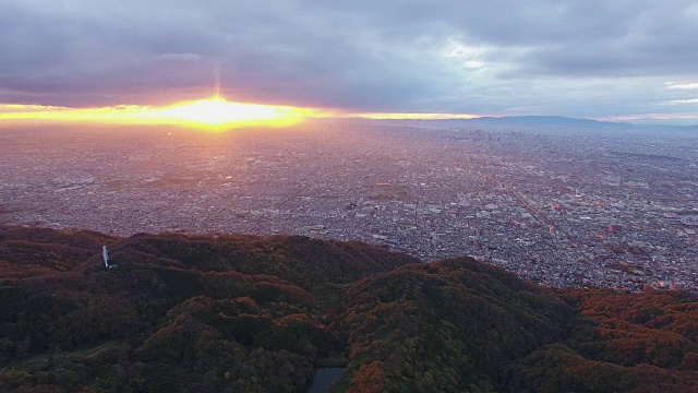 日本鸟瞰图视频素材