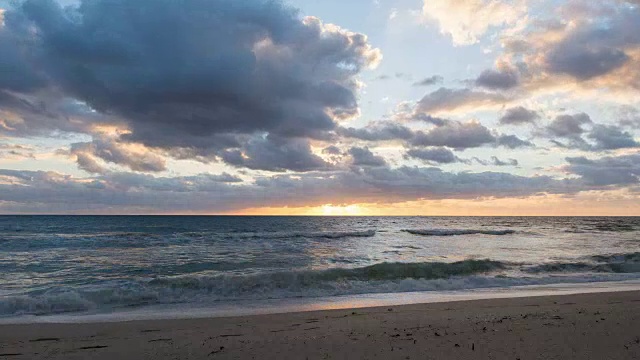 佛罗里达基韦斯特海岸的日出视频素材